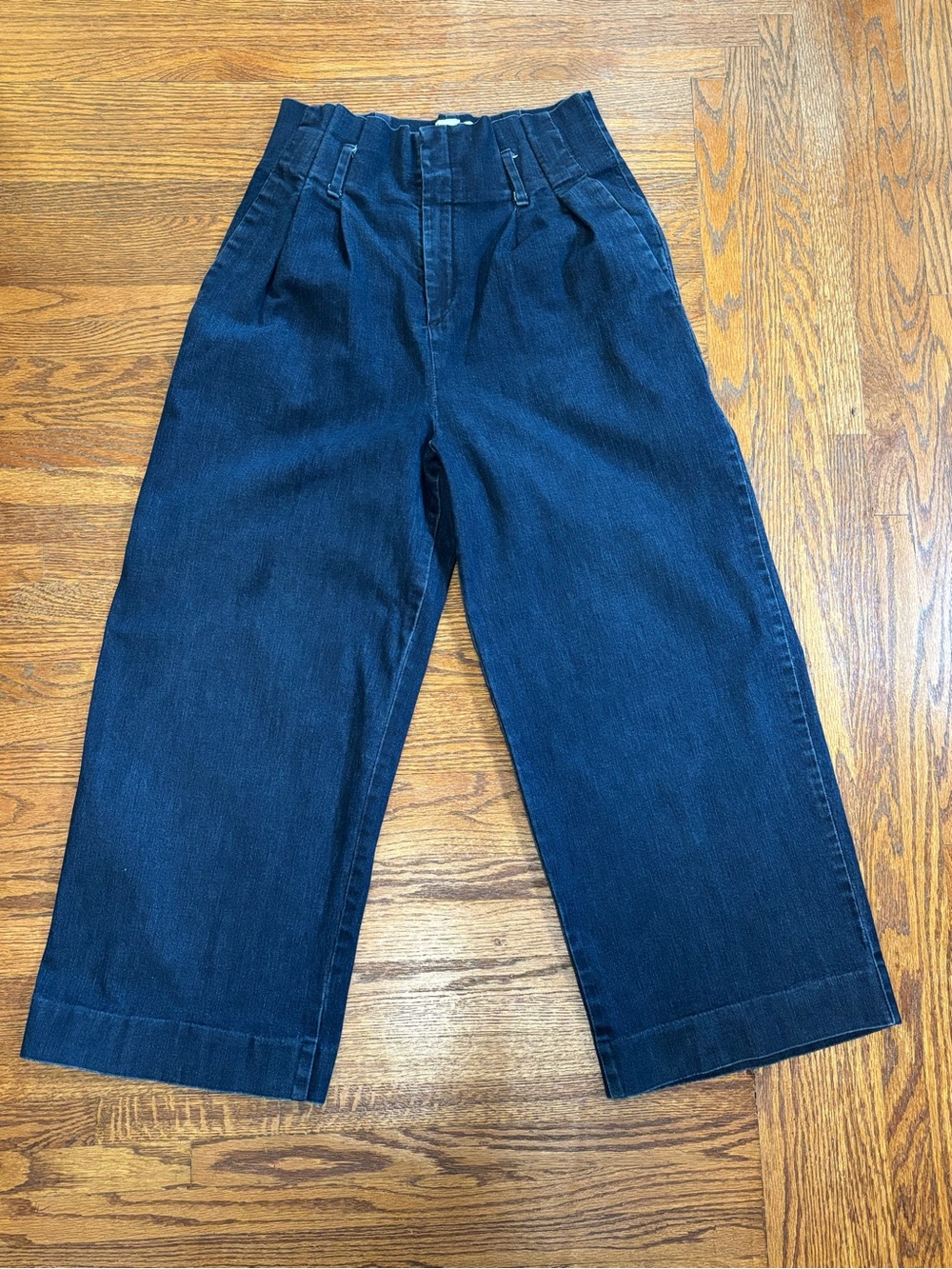 a new day Paper-Bag Style Cropped Jeans - Size 12